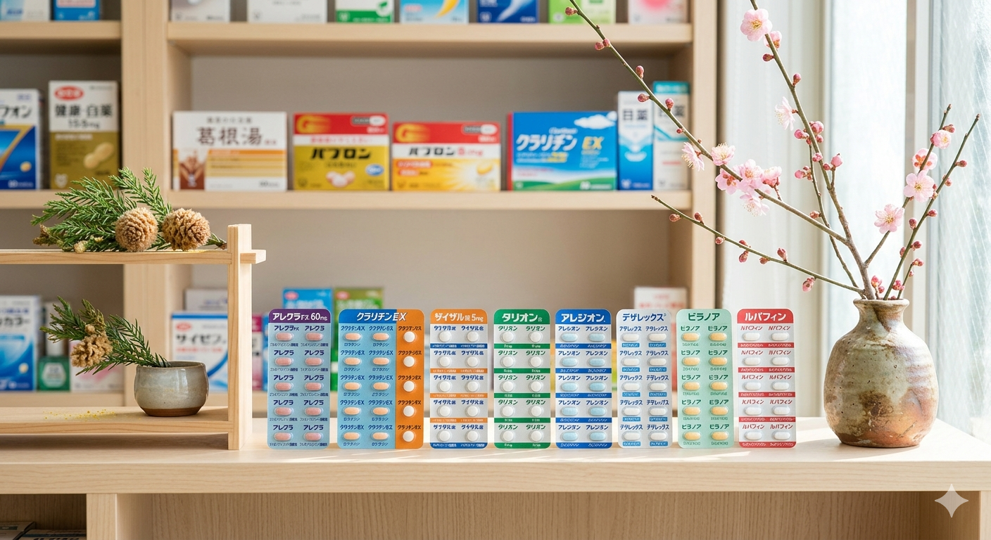 眠気が少ない花粉症薬の選び方