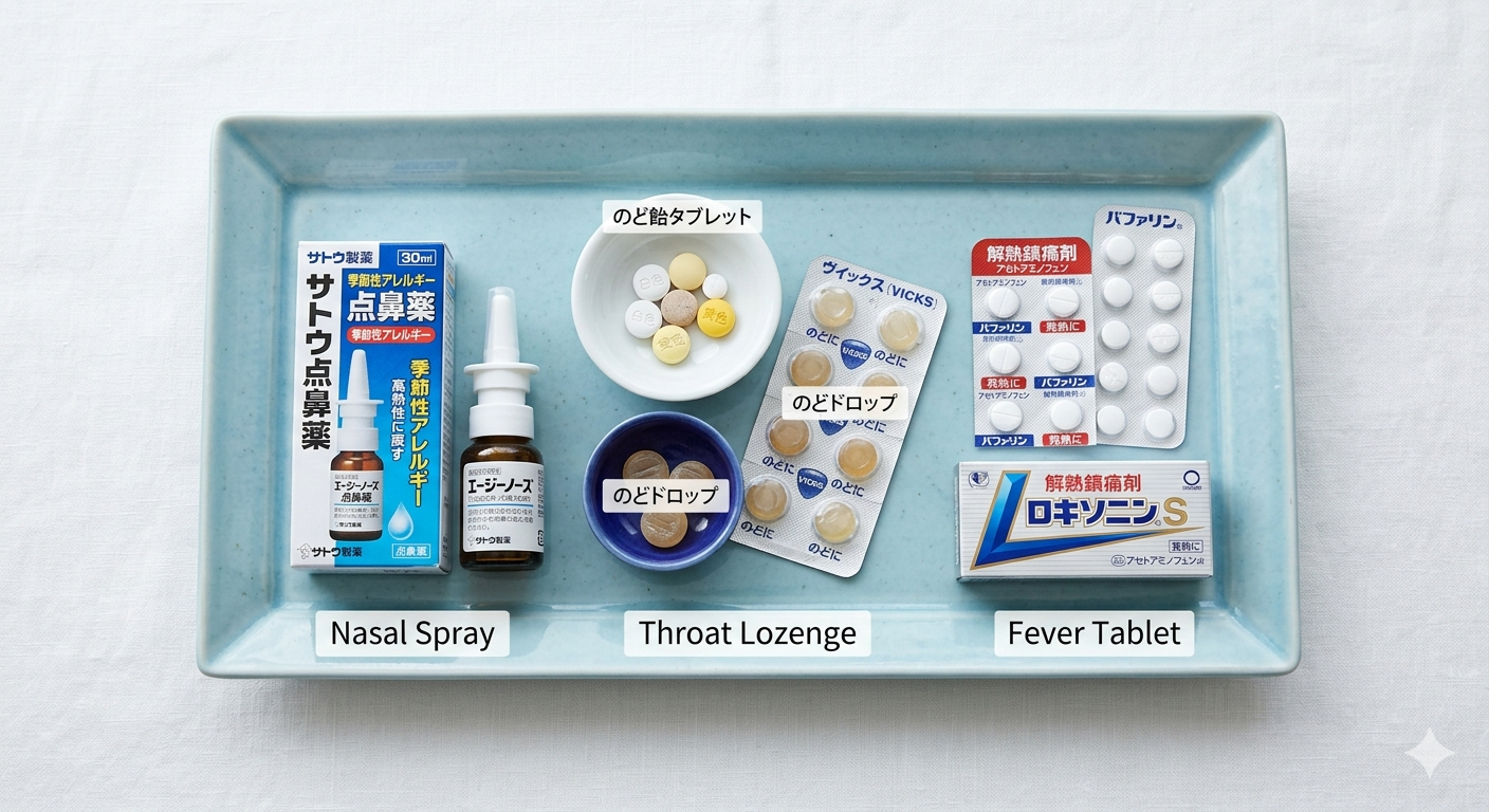 症状に合わせて単一成分の薬を選ぶ